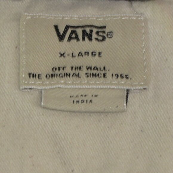 Vans Men's Blue & Gray Stripped Long-Sleeve Button-Up Shirt Size XL (C1004) - Picture 6 of 7